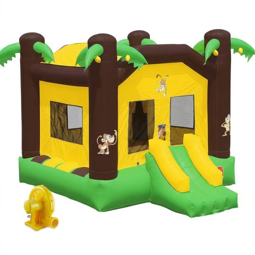 Commercial Grade Jungle Bounce House with Blower