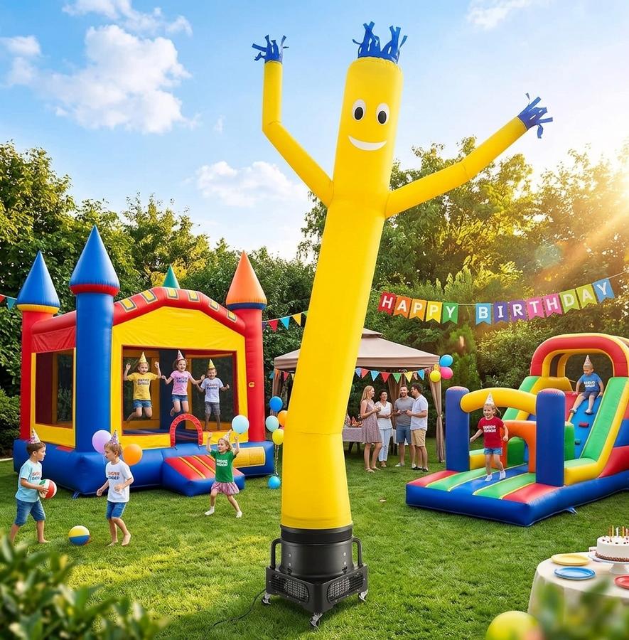 20 ft Air Dancer at a business grand opening